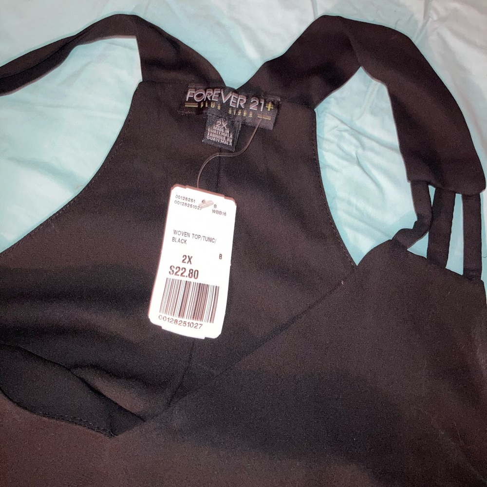 Black tank top